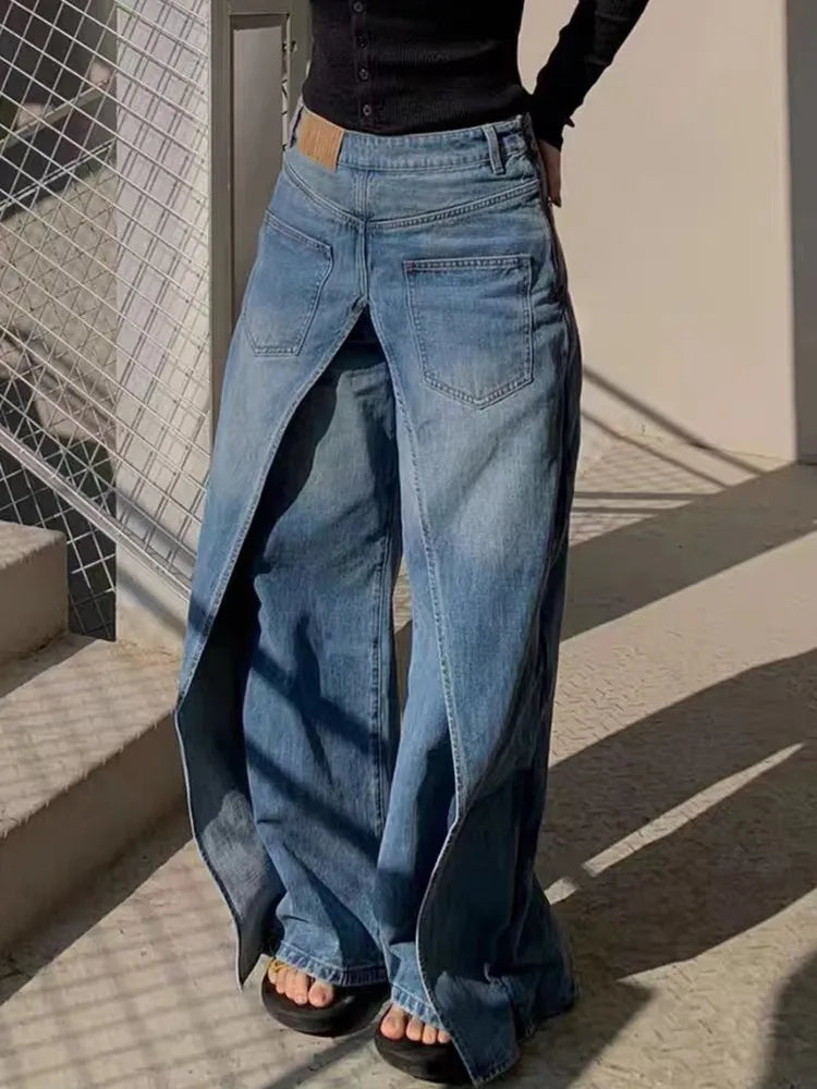 Baggy Wide Leg Jeans Pants