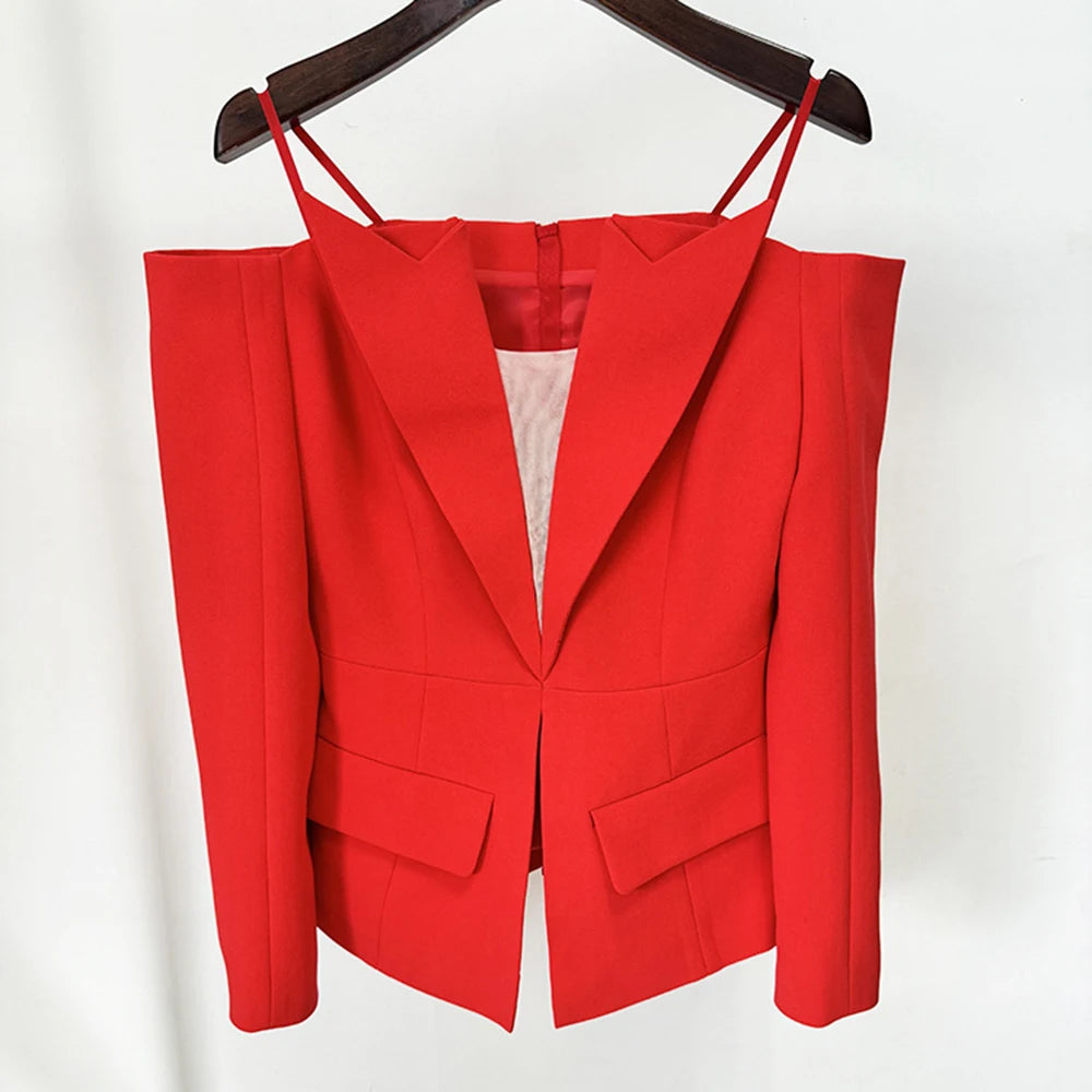 Solid Designer Slimming Blazers