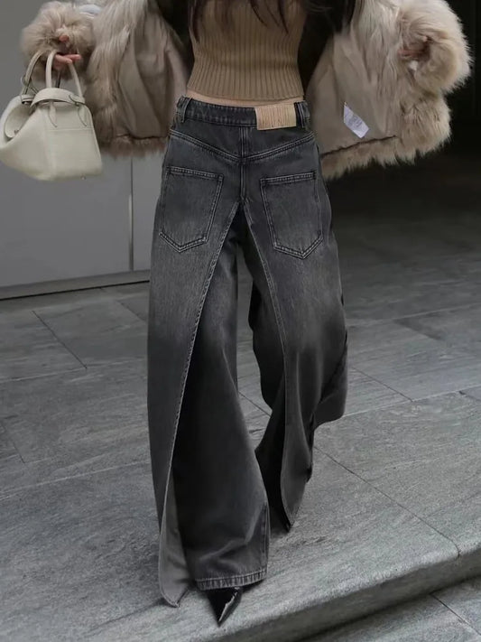 Baggy Wide Leg Jeans Pants