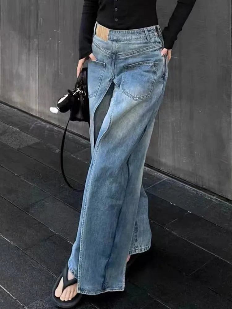 Baggy Wide Leg Jeans Pants